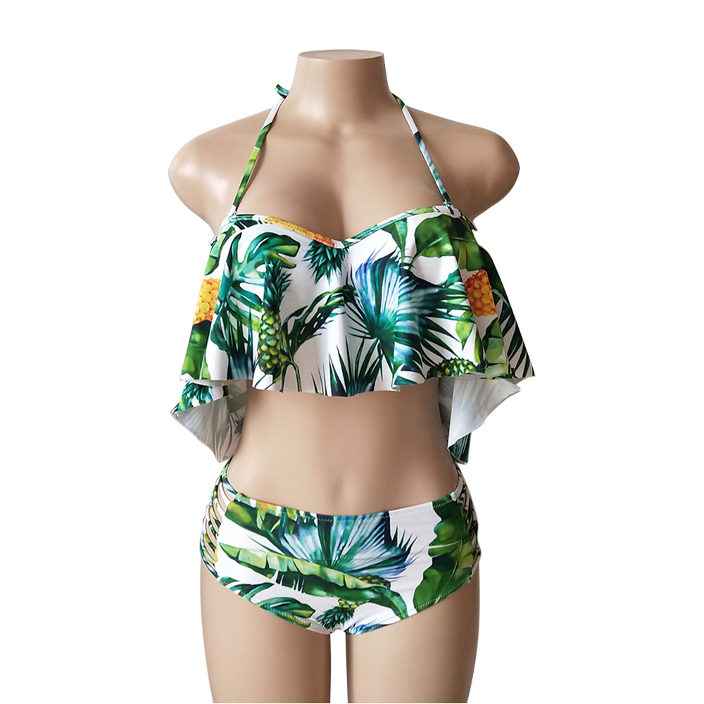 F4676ruffled bikini set